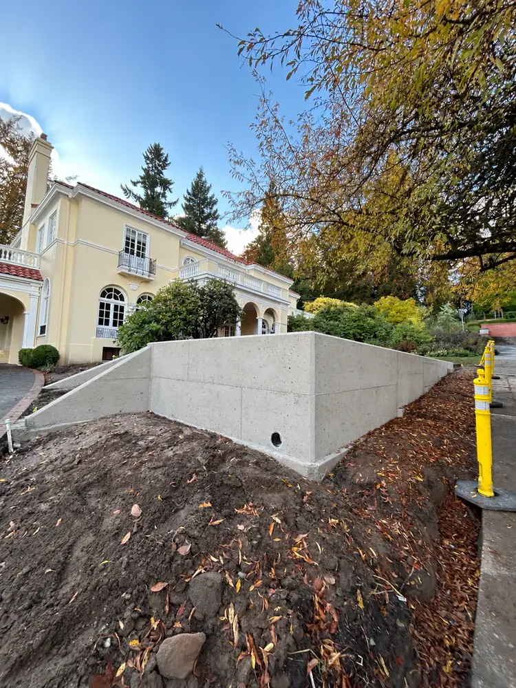 Architectural Concrete Retaining Wall - Retaining Wall project in Portland, OR