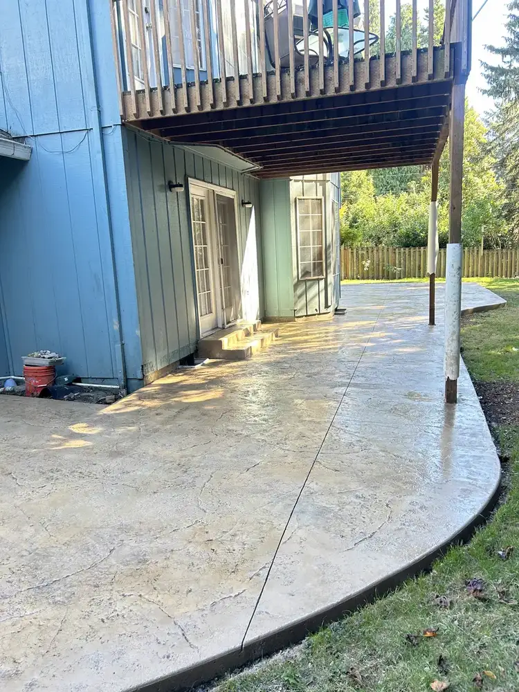 Patio Installation project by Platinum Construction