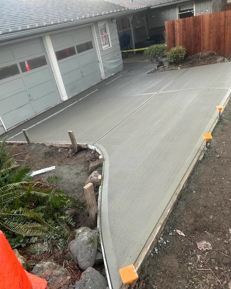 Precision Formed Concrete Apron & Driveway - Driveway Apron project in Beaverton, OR